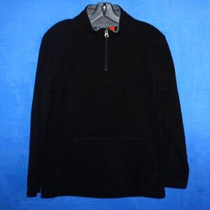 The Children's Place Black Quarter-Zip Pullover Youth XL (14)